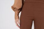 Espresso Elegance: High Waisted Trousers - Image 5