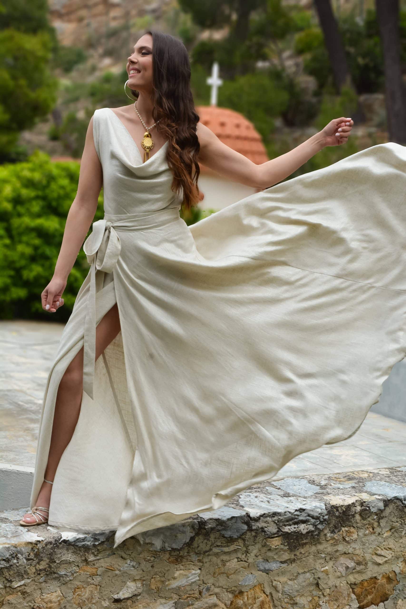 1 Luminato Linen Skirt - Image 1