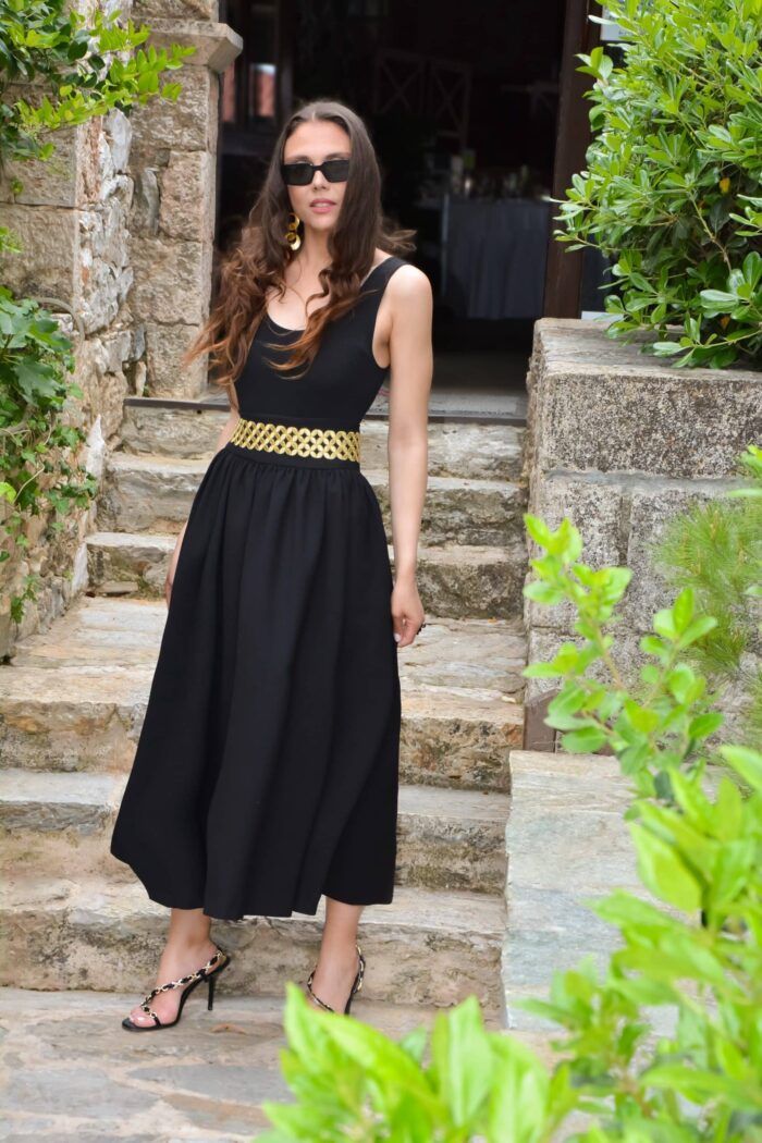 Goddess Elegance Black Skirt - Image 2