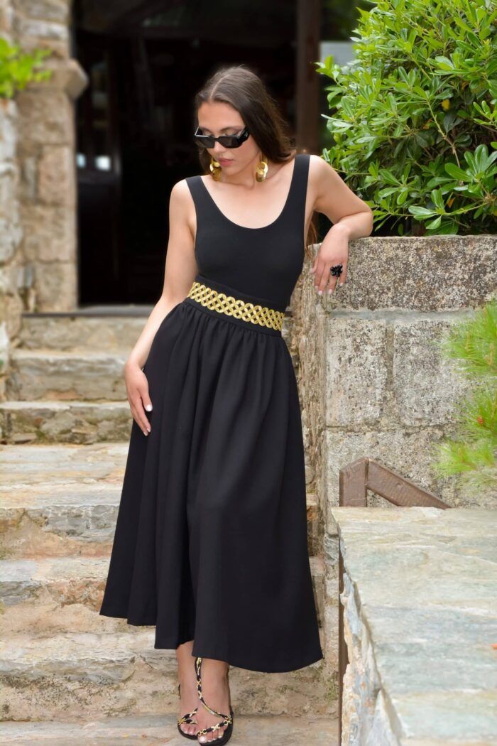 Goddess Elegance Black Skirt - Image 4