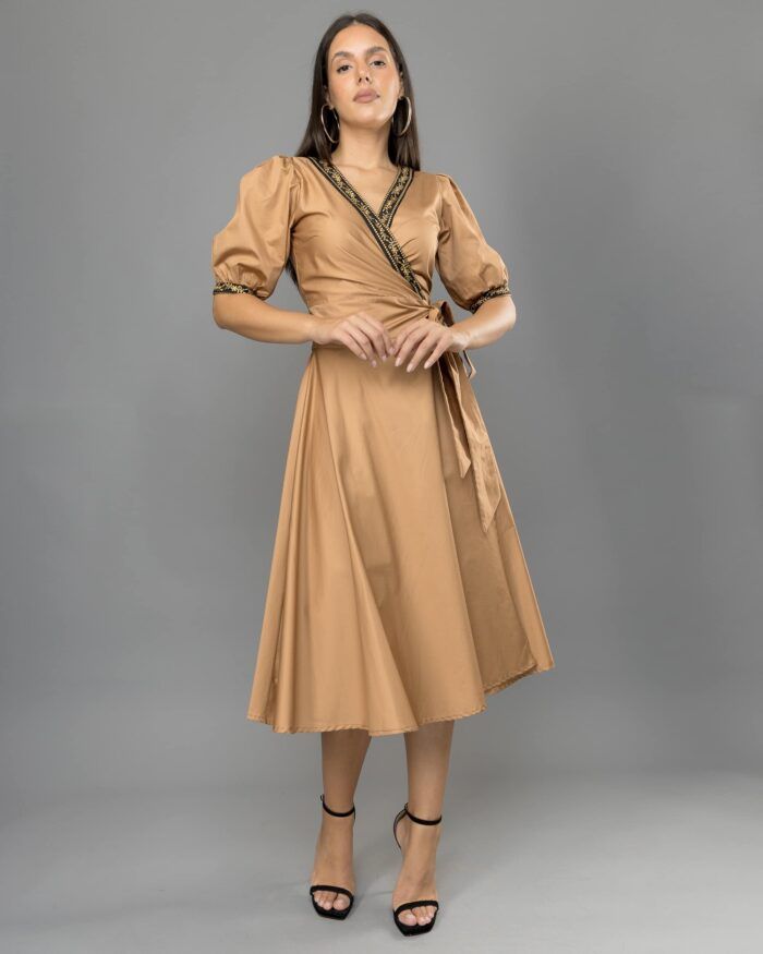 Espresso midi dress - Image 4