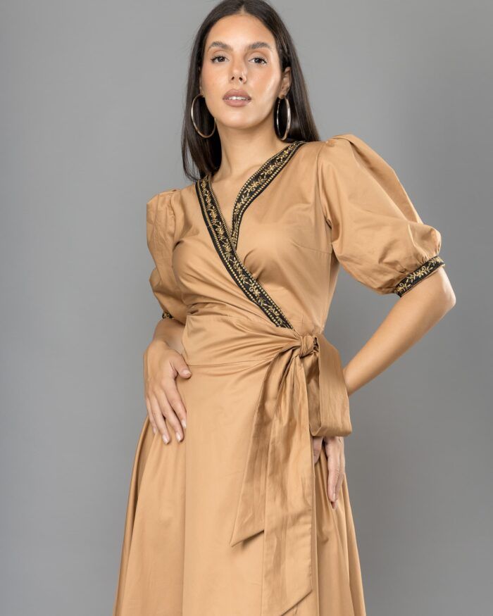 Espresso midi dress - Image 2