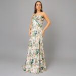 Altamira Long Dress One Shoulder with Elastic Top - Image 4