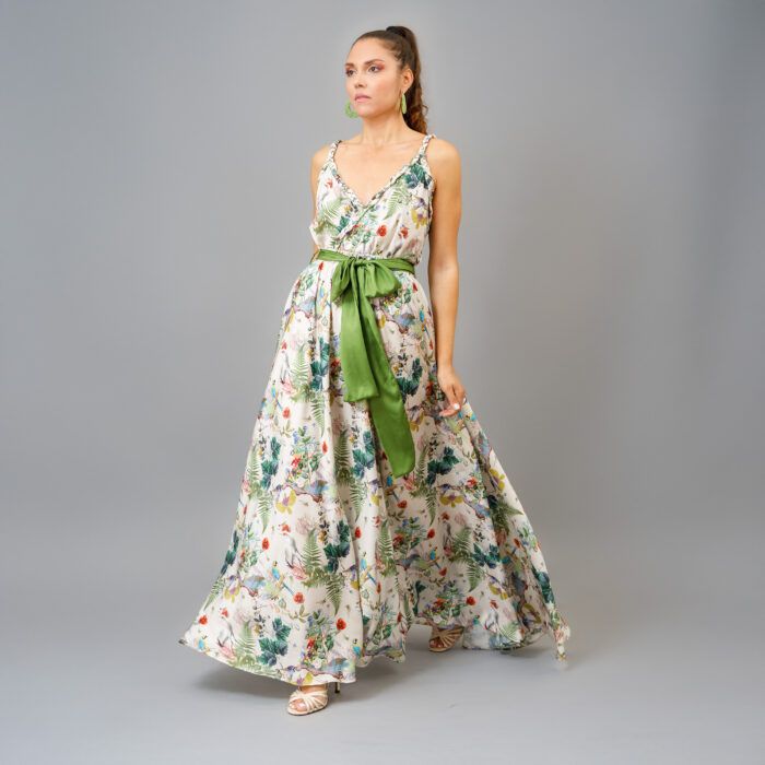 ALTAMIRA Long Skirt with Belt - Image 2