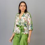 ALTAMIRA Wrap Top with Belt - Image 3