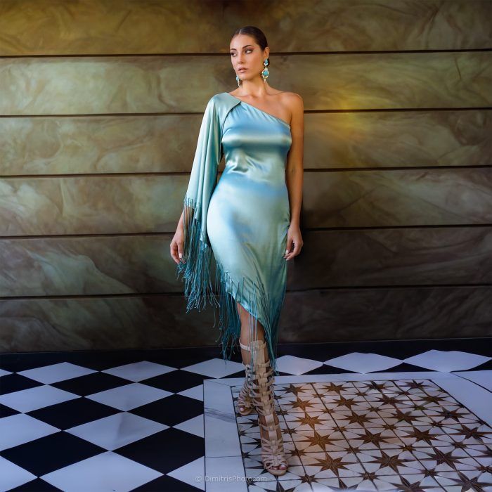 Heliopora Silk Dress - Image 3