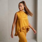 Gorgonian Mustard Blouse