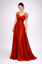 Moonga Silk Dress with straps