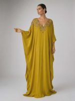 Golden Bloom Kaftan