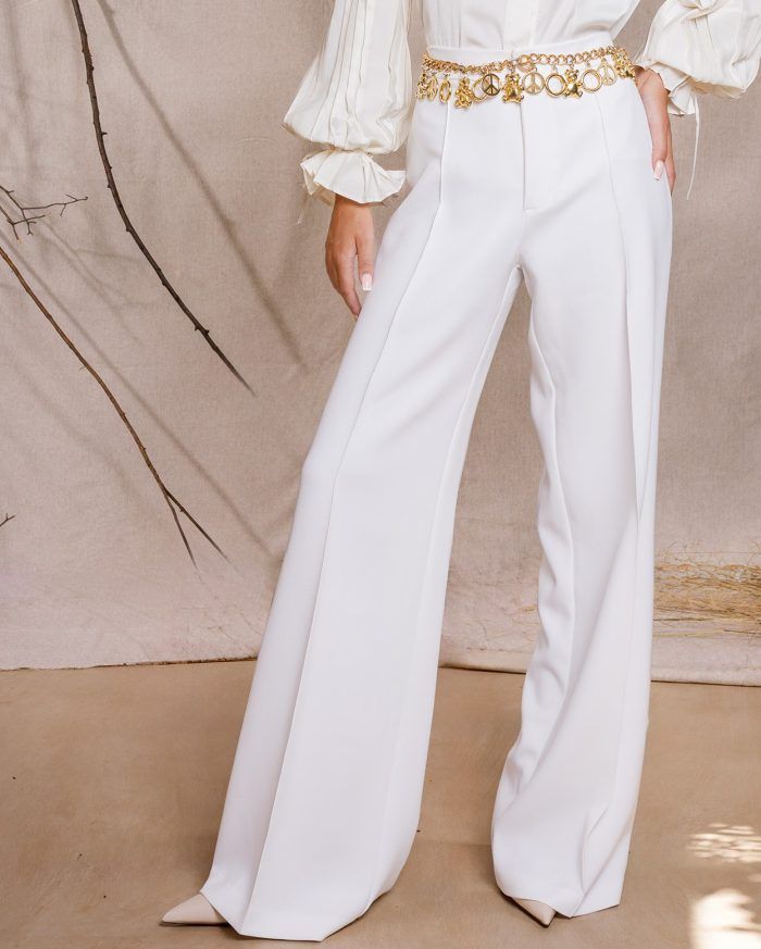 Off-White Wide-leg Trousers - Image 2