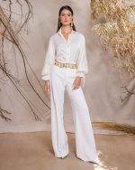 Off-White Wide-leg Trousers
