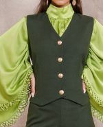 OLIVINE Wool Vest - Image 2