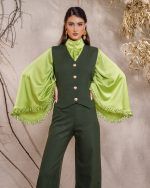 OLIVINE Wool Vest