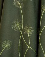 OLIVINE Hand-Embroidered  Wool Skirt - Image 3