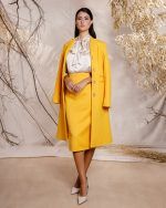 Yellow Wool Coat
