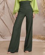 OLIVINE Hight Waisted Trousers
