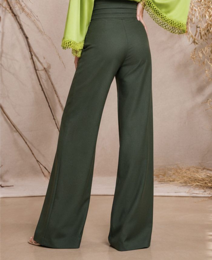 OLIVINE Hight Waisted Trousers - Image 3