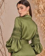 OLIVINE Silk Jumpsuit - Image 2